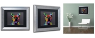 Trademark Global Michael Tompsett 'French Bulldog Grey' Matted Framed Art - 11" x 14"